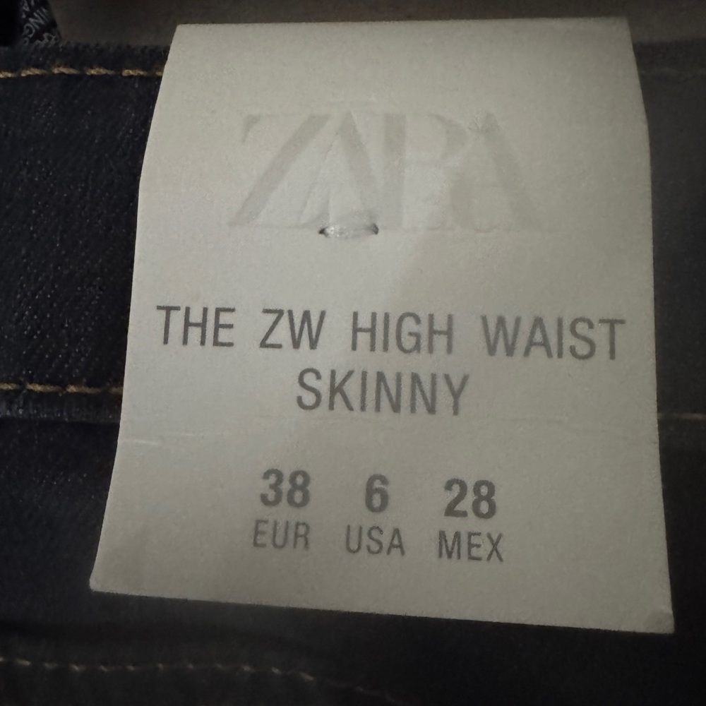 Zara ZW High Waist Skinny Jeans